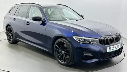 Used BMW 330e M Sport 292 HP (214 kW) 2021 Blue Estate