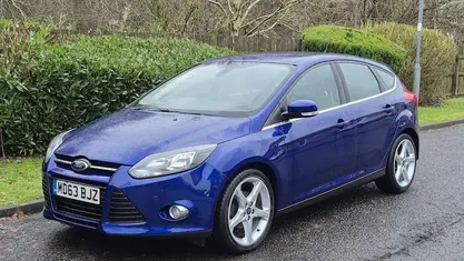 Blue Used 2014 Ford Focus Titanium Hatchback | £3,995 (Fair price)