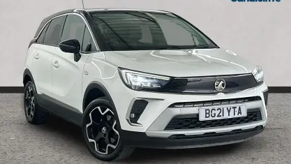 Used Vauxhall Crossland Elite 130 HP (95 kW) 2021 White SUV