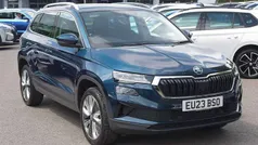 Petrol blue metallic Used 2023 Skoda Karoq SE L SUV | £24,483 (Fair price)
