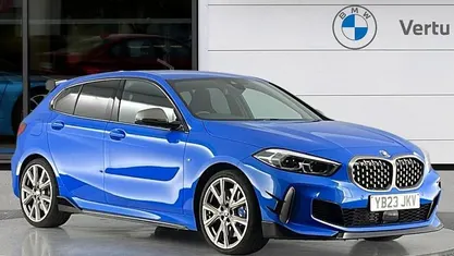 Used BMW M135 Shadowline 306 HP (225 kW) 2023 Blue Hatchback