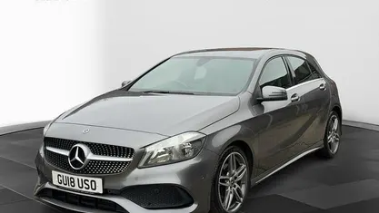 Grey Used 2018 Mercedes A160 AMG line Hatchback | £13,150 (Fair price)