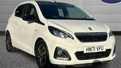 White Used 2021 Peugeot 108 Allure Hatchback | £9,532 (Fair price)