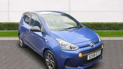 Used Hyundai i10 GO! 67 HP (49 kW) 2018 Blue Hatchback