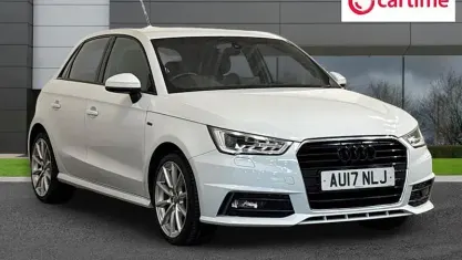 Used Audi A1 Sportback S-Line 125 HP (91 kW) 2017 White Hatchback