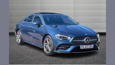 Denim blue Used 2022 Mercedes CLA200 AMG Line Premium Plus Sedan | £25,250 (Fair price)