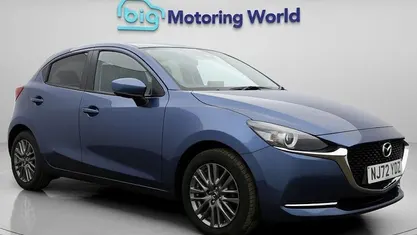 Begagnad Mazda 2 Inclusive 90 HK (66 kW) 2022 Blå Halvkombi