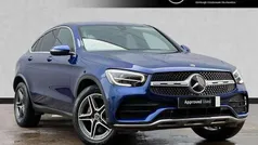 Blue Used 2021 Mercedes GLC300e AMG line Coupe | £31,498 (Good price)
