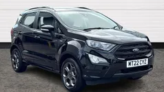 Black Used 2022 Ford Ecosport ST-Line SUV | £14,900 (Fair price)