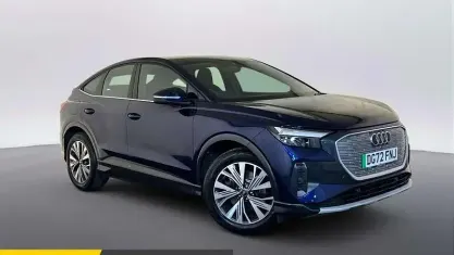 Used Audi Q4 Sportback e-tron Sport 125 kW (170 HP) 2022 Blue SUV