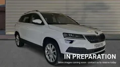Moon white metallic Used 2018 Skoda Karoq SE L SUV | £13,975 (Fair price)