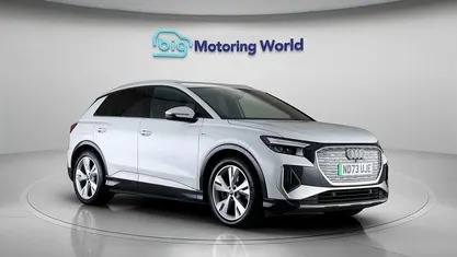 Used Audi Q4 e-tron S-Line 150 kW (204 HP) 2023 White SUV