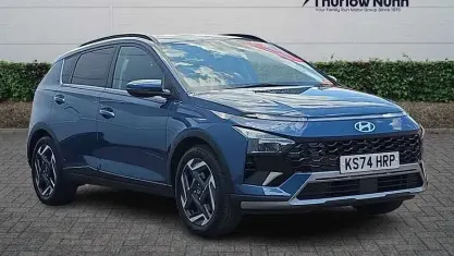 Used Hyundai Bayon Ultimate 101 HP (74 kW) 2024 Vibrant blue/black cloth SUV