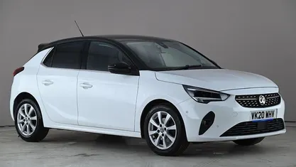 Used Vauxhall Corsa Elite 101 HP (74 kW) 2020 White Hatchback