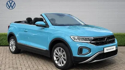 Used VW T-Roc Cabriolet Style 150 HP (110 kW) 2022 Blue Cabriolet