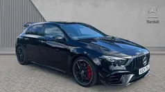 Black Used 2024 Mercedes A45 AMG Hatchback | £49,890 (Fair price)