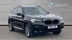 Black Used 2021 BMW X3 M Sport SUV | £31,493 (Fair price)