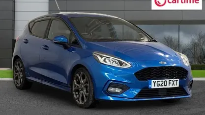 Used Ford Fiesta ST-Line 125 HP (91 kW) 2019 Blue Hatchback