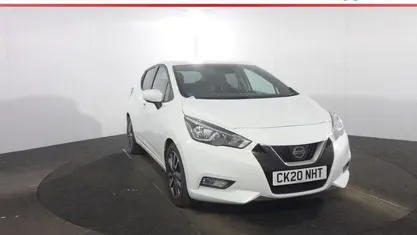 Used Nissan Micra S 101 HP (74 kW) 2020 White Hatchback