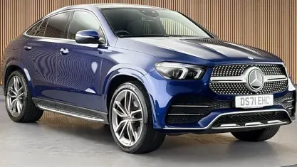 Used Mercedes GLE400 AMG line 330 HP (242 kW) 2021 Blue SUV