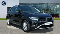 Deep black pearlescent Used 2024 VW T-Roc Life SUV | £24,025 (Fair price)