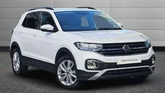 Pure white Used 2021 VW T-Cross Active SUV | £18,750 (Fair price)