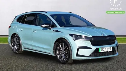 Used Skoda Enyaq iV SportLine 150 kW (204 HP) 2021 Silver SUV