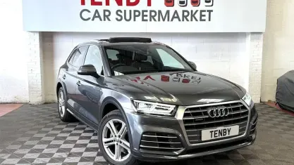 Used Audi Q5 S-Line 190 HP (139 kW) 2018 Grey SUV