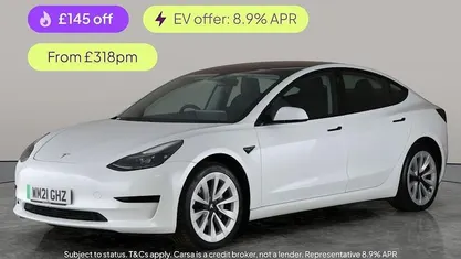 White Used 2021 Tesla Model 3 Standard Range Sedan | £17,818 (Fair price)