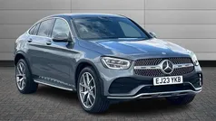 Grey Used 2023 Mercedes GLC300 AMG line Coupe | £40,490 (Fair price)