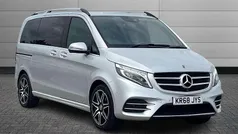 Brilliant silver Used 2018 Mercedes V250 AMG line MPV | £37,995 (Super price)