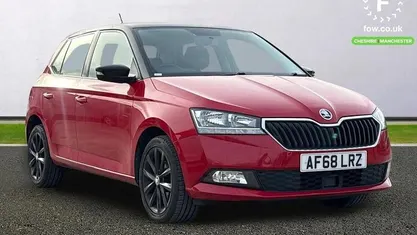 Used Skoda Fabia Colour Edition 75 HP (55 kW) 2018 Red Hatchback
