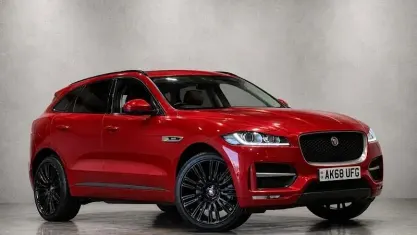 Used Jaguar F-Pace R-Sport 180 HP (132 kW) 2019 Red SUV