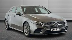 Mountain grey Used 2018 Mercedes A200 AMG line Hatchback | £15,695 (Fair price)
