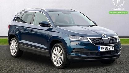 Używany Skoda Karoq SE L 116 KM (85 kW) 2019 Niebieski SUV