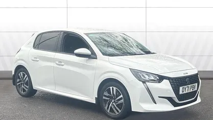 White Used 2021 Peugeot 208 Allure Premium Hatchback | £10,815 (Fair price)