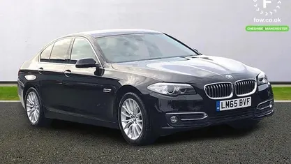Black Used 2015 BMW 520 Luxury Line Sedan | £11,399 (Fair price)