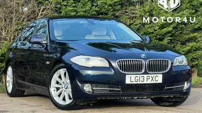 Used BMW 520 Impressive 184 HP (135 kW) 2013 Blue Sedan