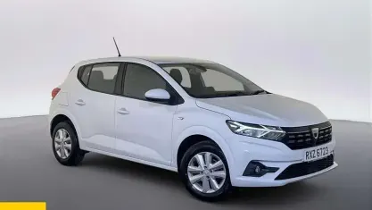 Begagnad Dacia Sandero Comfort 91 HK (66 kW) 2022 Vit Halvkombi