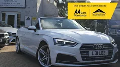White Used 2018 Audi A5 Cabriolet S-Line Cabriolet | £14,990 (Fair price)