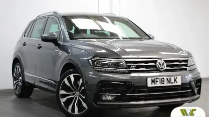 Used VW Tiguan R-line 195 HP (143 kW) 2018 Indium grey SUV