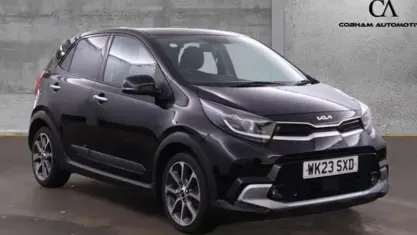 Used Kia Picanto X-Line 67 HP (49 kW) 2023 Black Hatchback