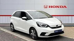 Platinum white pearl Used 2020 Honda Jazz Hybrid Hatchback | £15,786 (Fair price)