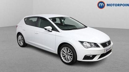 Używany Seat Leon SE Dynamic 116 KM (85 kW) 2020 Biały Hatchback