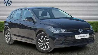 Used VW Polo Life 95 HP (69 kW) 2025 Black Hatchback
