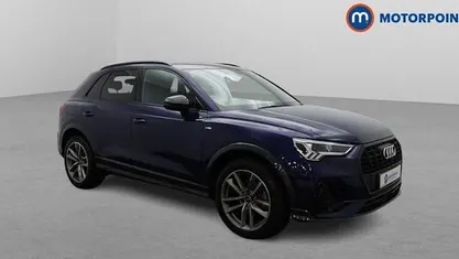 Used Audi Q3 Black Edition 150 HP (110 kW) 2022 Blue SUV