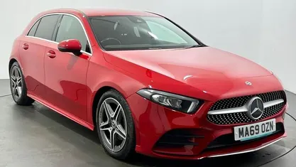 Red Used 2019 Mercedes A200 AMG line Hatchback | £15,066 (Fair price)