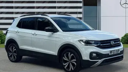 Used VW T-Cross Black Edition 110 HP (80 kW) 2023 White SUV