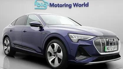Used 2022 Audi e-tron Sportback S-Line SUV | £24,200 (Fair price)
