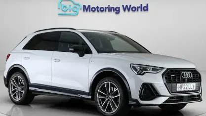 Used Audi Q3 Black Edition 190 HP (139 kW) 2022 White SUV